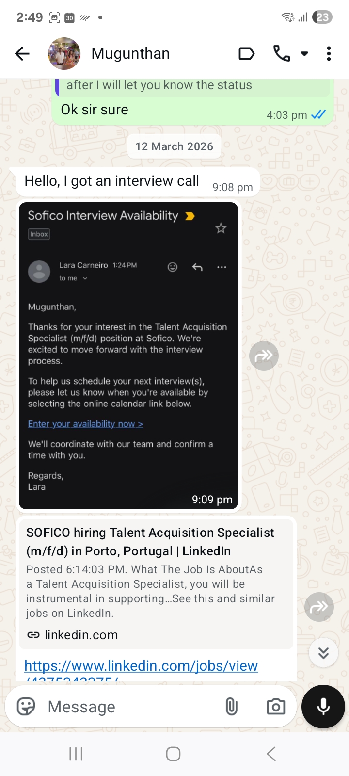 Student success story 6