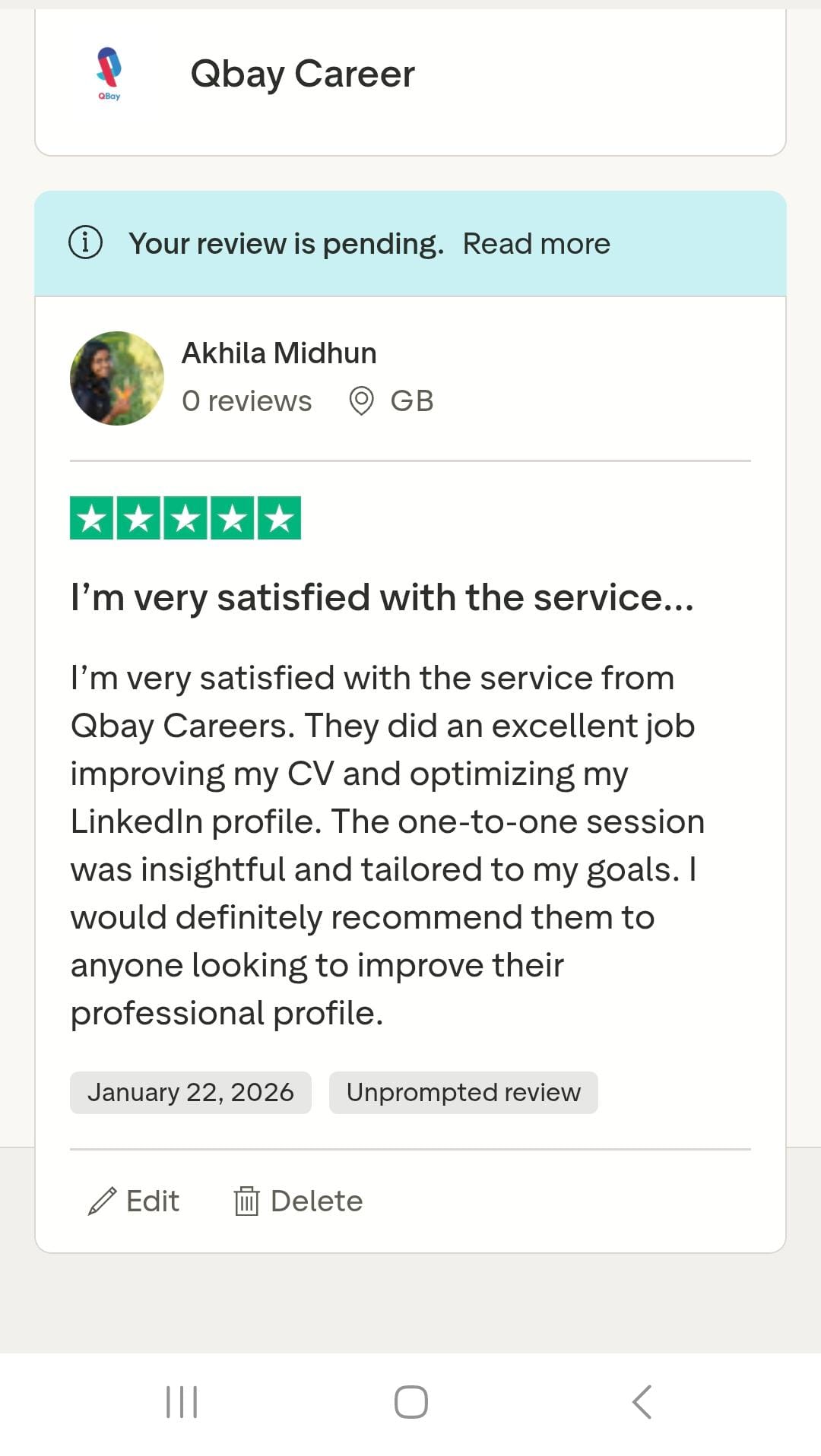 Student success story 8